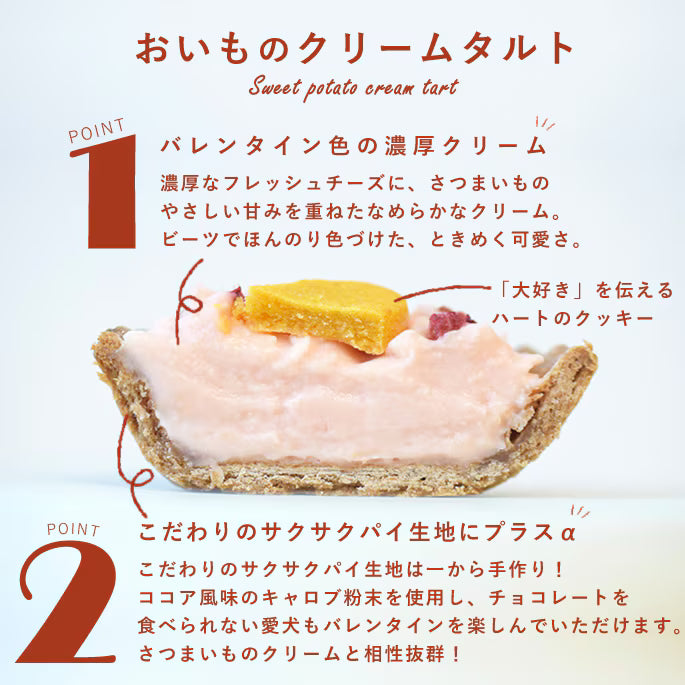 ときめきタルトBOX｜愛犬用スイーツ バレンタイン限定 ときめきタルトBOX【冷凍便】